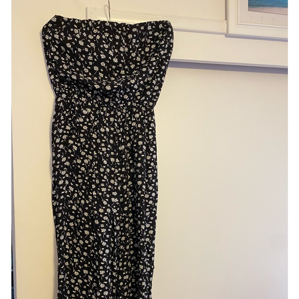 NWOT Strapless Cotton Jumpsuit